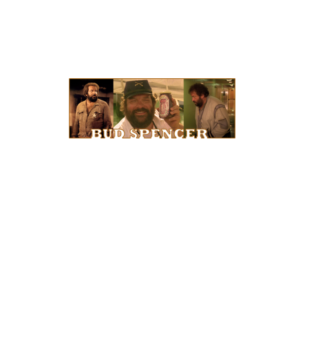 Bud Spencer minta sötétkék pólón