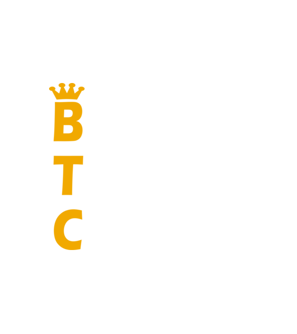 BTC minta fehér pólón