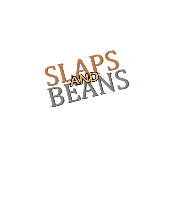 Slaps and Beans minta fekete pólón