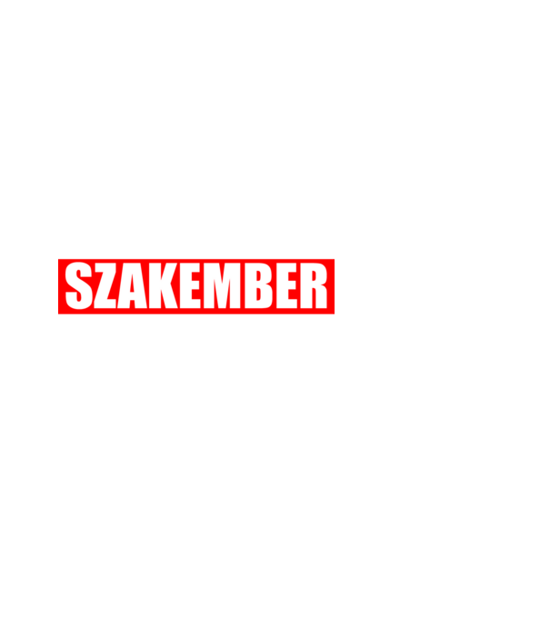 Szakember  minta fehér pólón