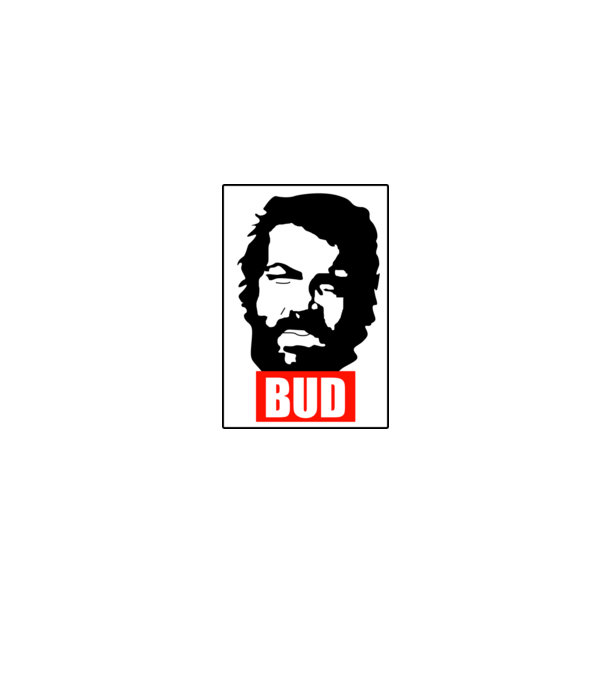 BUD SPENCER minta homokszín pólón