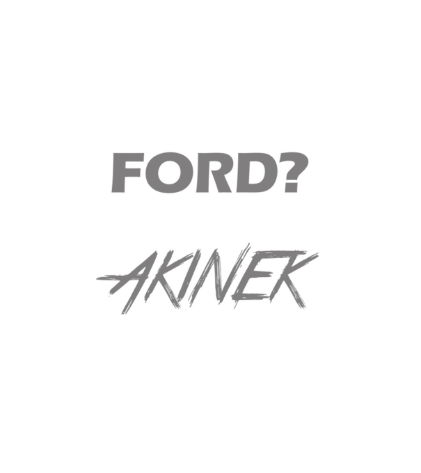 Ford minta fehér pólón
