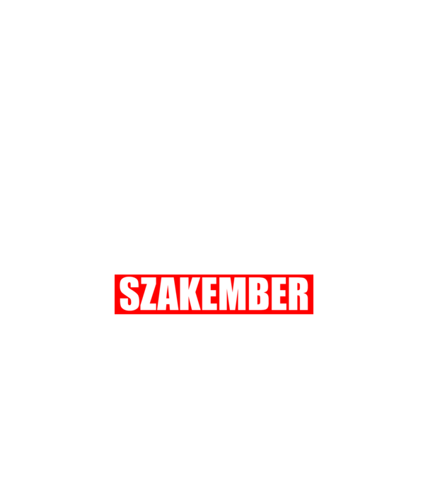 Szakember minta fekete pólón
