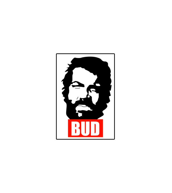 BUD SPENCER minta fekete pólón