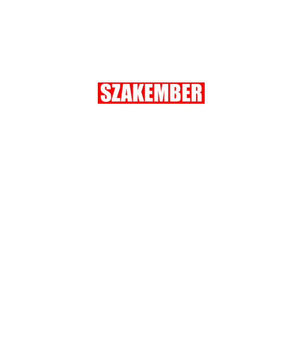 Szakember minta fekete pólón