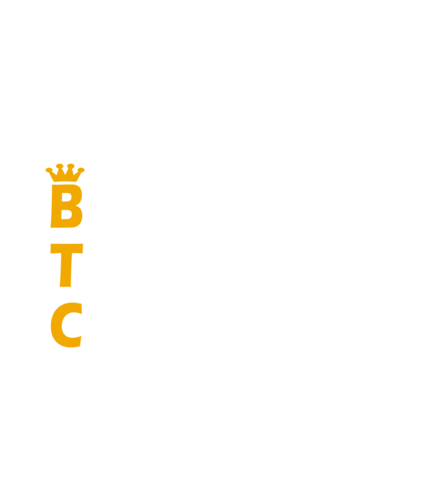 BTC minta fehér pólón