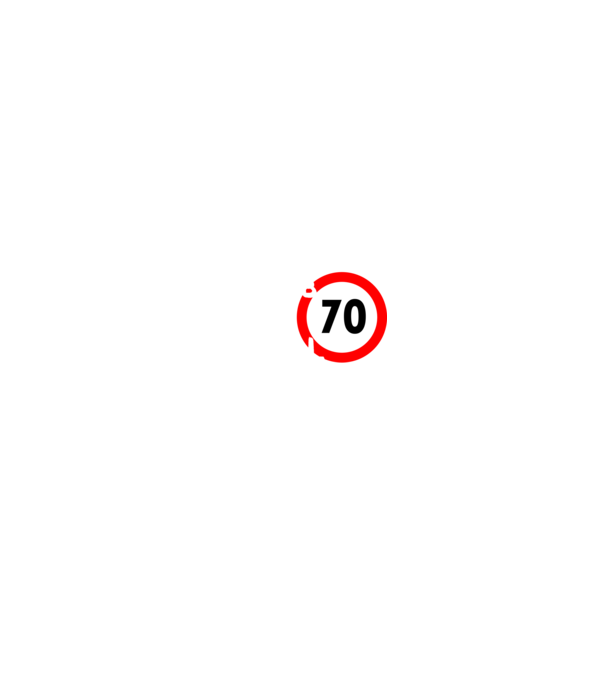 70 éves minta fekete pólón