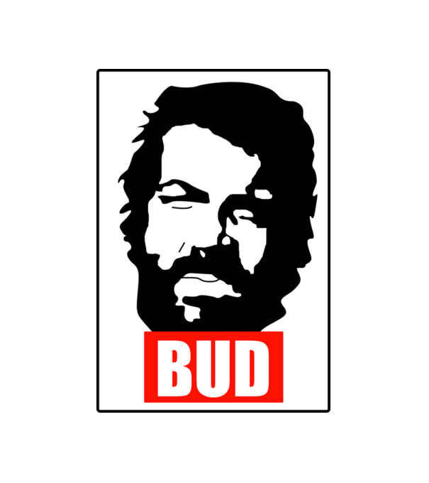 BUD SPENCER minta fekete pólón