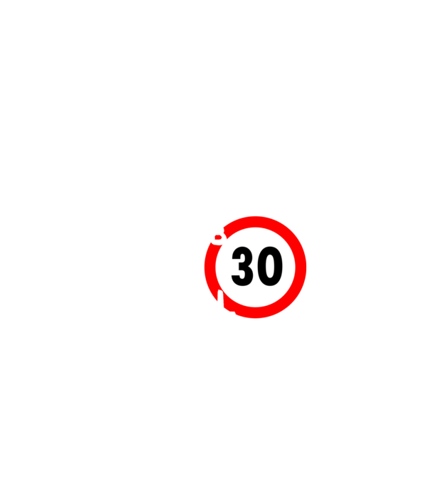 30 éves fehér minta fekete pólón