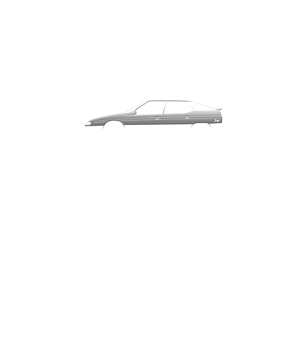 Citroen Xm minta farmerkék pólón