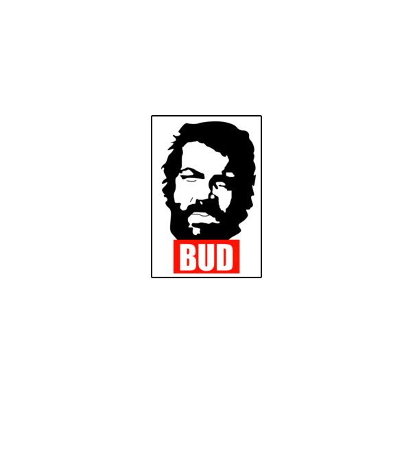 BUD SPENCER minta fekete pólón