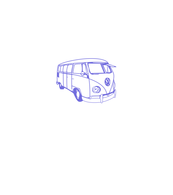Volkswagen minta királykék pólón