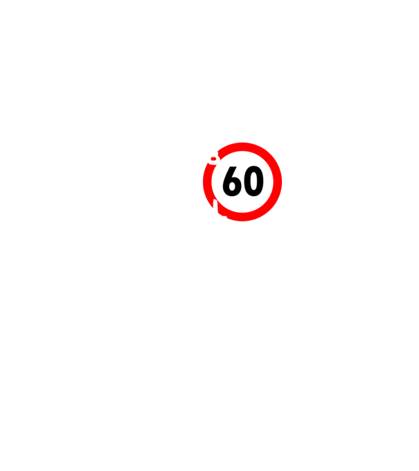 60 éves minta fekete pólón