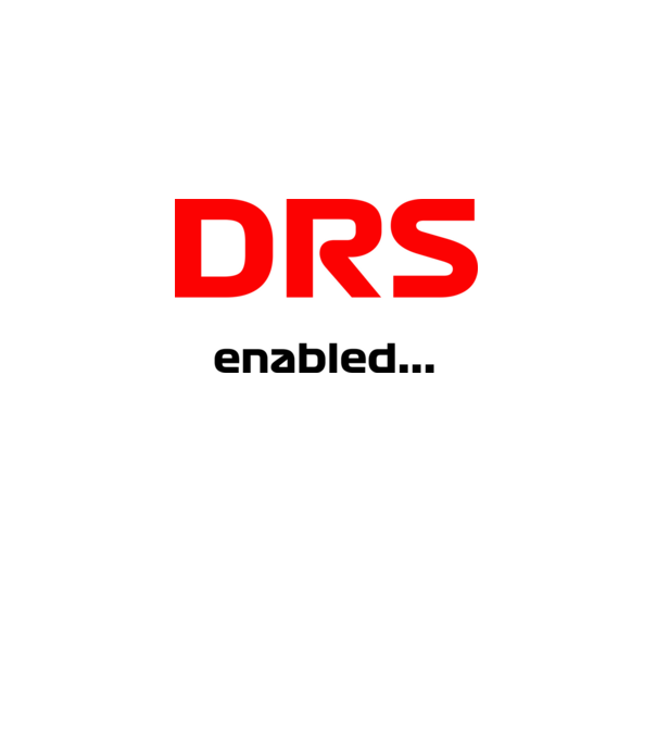 DRS F1 minta szürke pólón