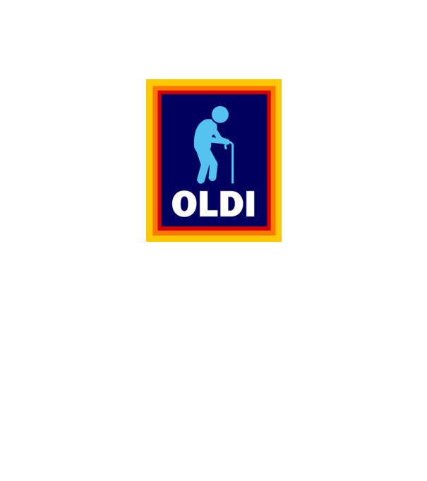 OLDI minta fekete pólón