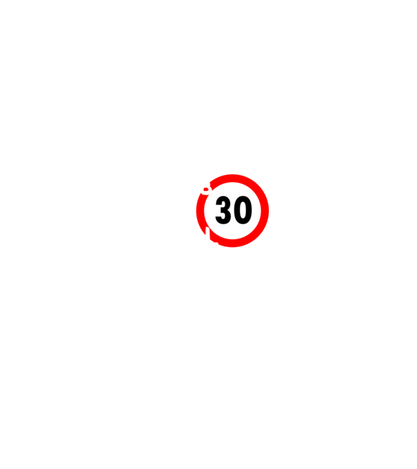 30 éves fehér minta fekete pólón