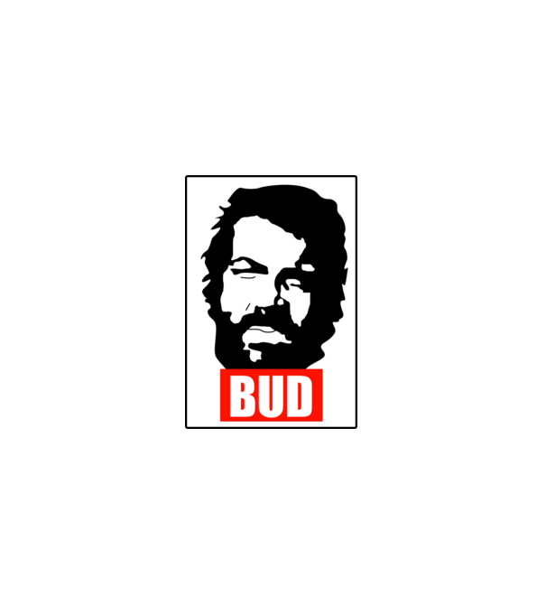 BUD SPENCER minta fekete pólón