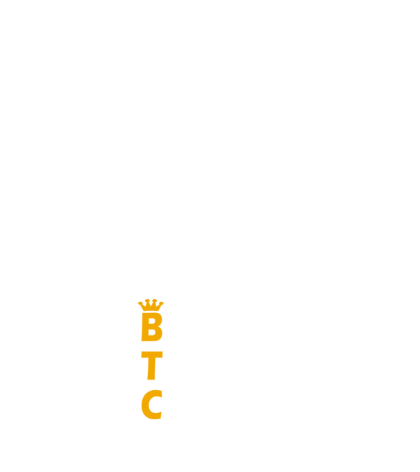 BTC minta sötétkék pólón