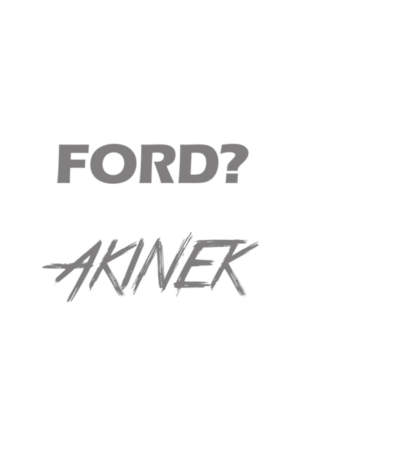 Ford minta fekete pólón