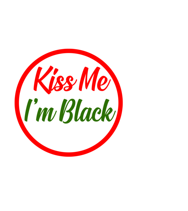 Kiss Me minta fekete pólón