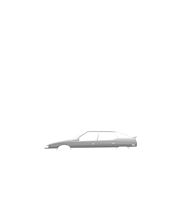 Citroen Xm minta sötétkék pólón