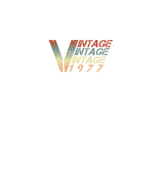 Vintage 1977 minta fekete pólón