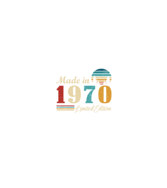 Vintage 1970 minta fekete pólón