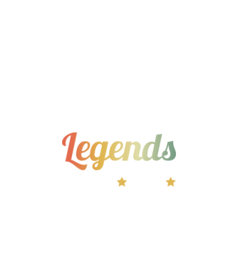 Legends were born in 1972 minta fekete pólón