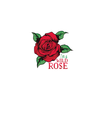 Wild Rose minta szürke pólón