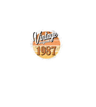 Vintage original 1987 minta fekete pólón