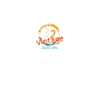 Vintage 32 minta fekete pólón
