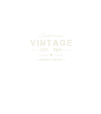 Vintage 1969 minta farmerkék pólón