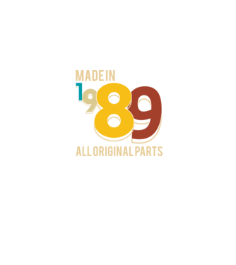 Made in 1989 minta farmerkék pólón