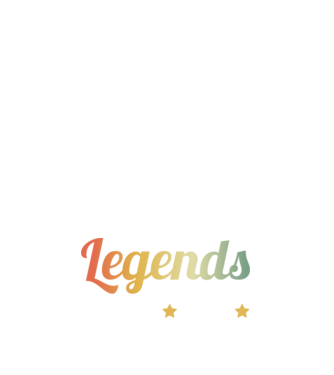 Legends were born in 1975 minta sötétkék pólón