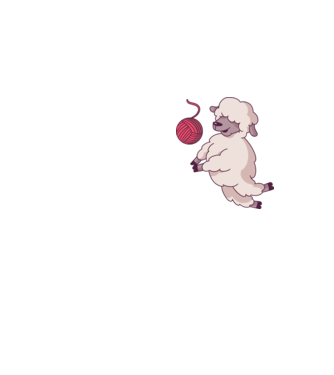 Volleyball Sheep minta neonsárga pólón