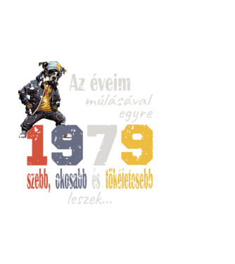 1979 minta fekete pólón