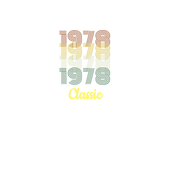 Classic 1978 minta fekete pólón