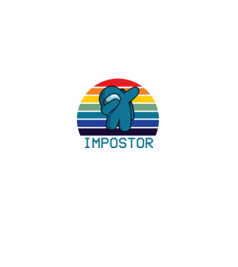 Impostor minta fekete pólón