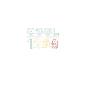 Cool since 1998 minta fekete pólón