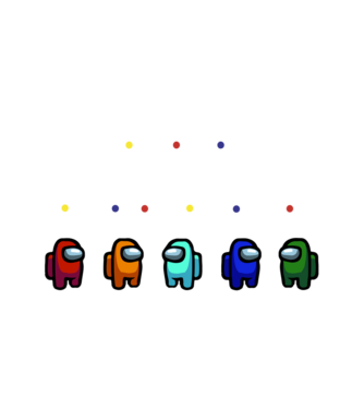 Among us fake friends minta fehér pólón
