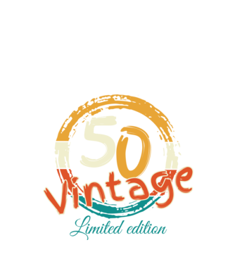 Vintage 50 minta fekete pólón