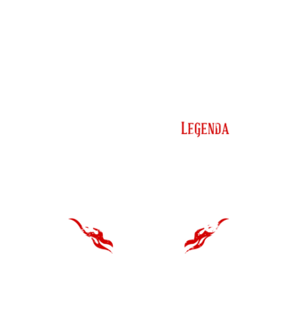 Magyar legenda 1975 minta fehér pólón