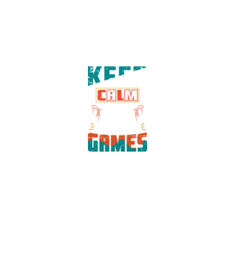 Keep Calm minta farmerkék pólón