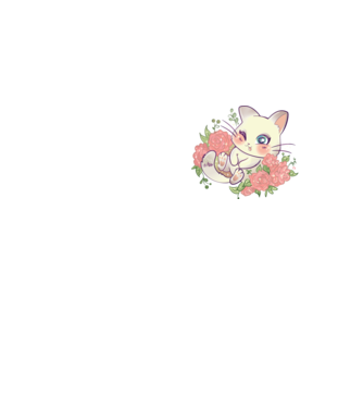 Kawaii cat minta neonsárga pólón