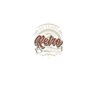 Retro 40 éves minta türkiz pólón