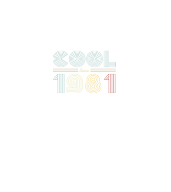 Cool since 1981 minta fekete pólón