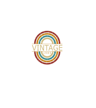 Vintage 1985 minta fekete pólón