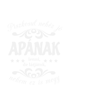 Apának minta fekete pólón