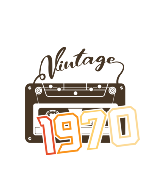 Vintage 1970 minta fehér pólón