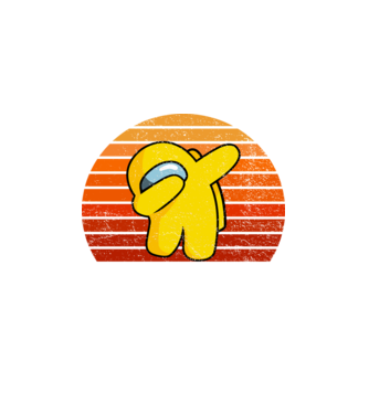 Impostor minta fehér pólón